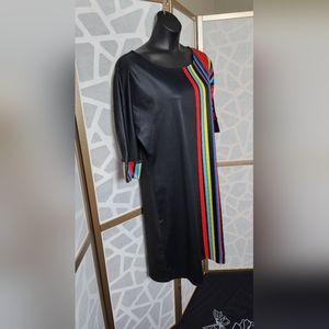 Plus-size Size Striped Sheath Dress | Size 2XL